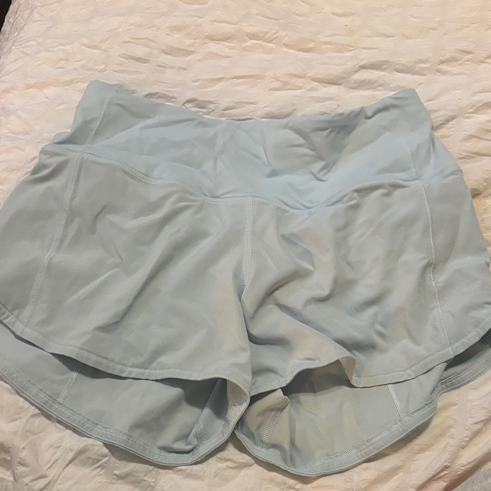Lululemon Athletica Light Blue Athletic Shorts